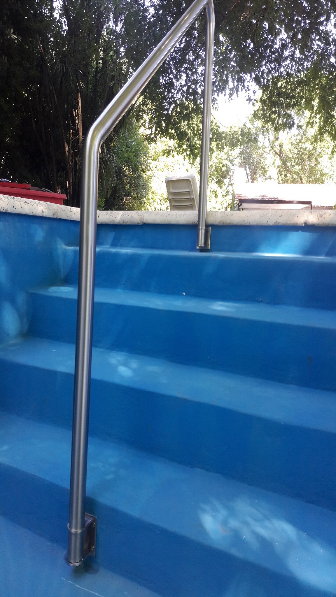 barandas acceso de piletas