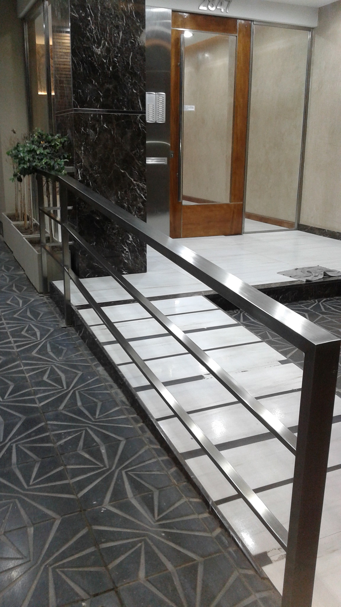 barandas rampa de acceso